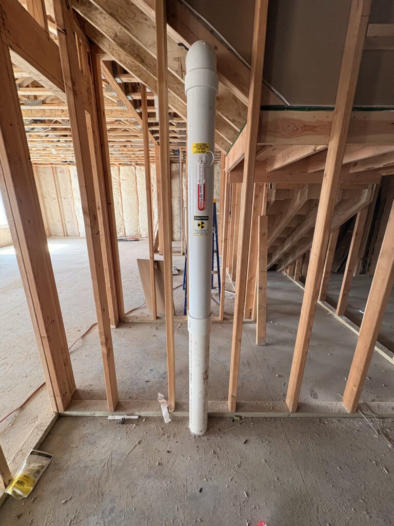 Interior radon system