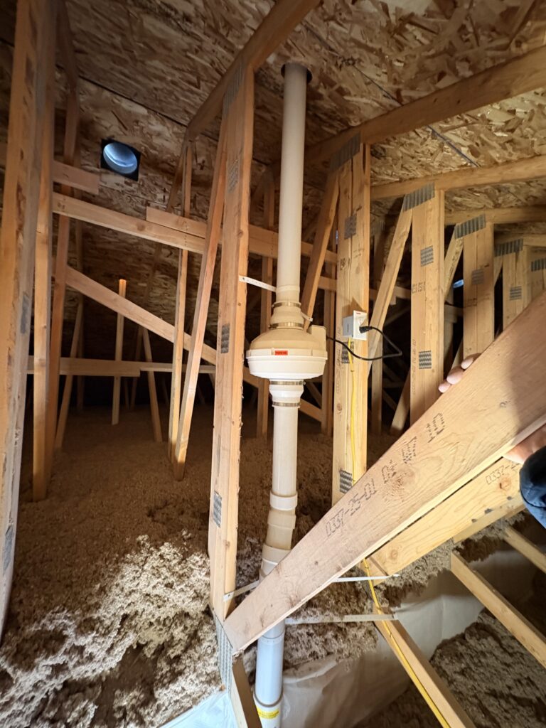 Interior radon system
