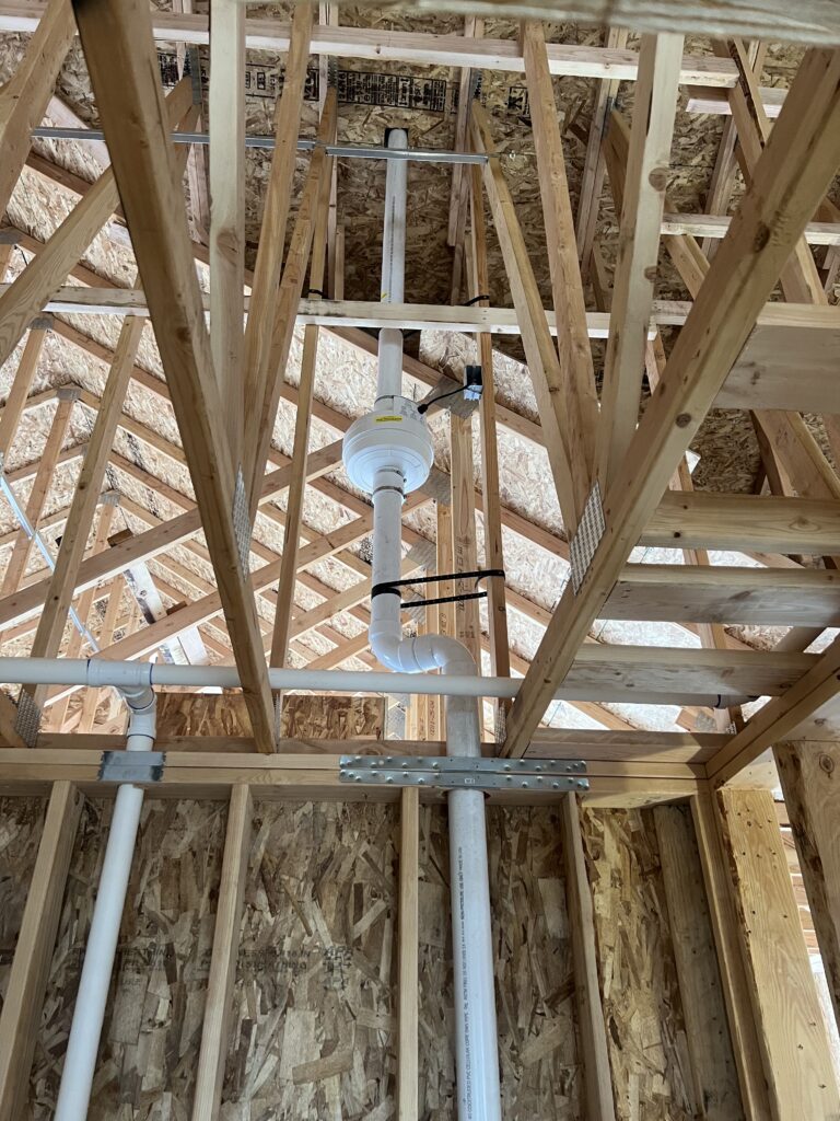 Interior radon system