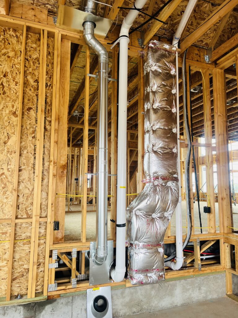 Interior radon system
